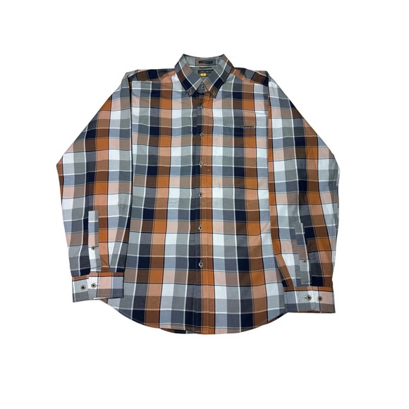 Eddie Bauer Mens Plaid Button Down Long Sleeve Classic Fit Shirt - Picture 1 of 11